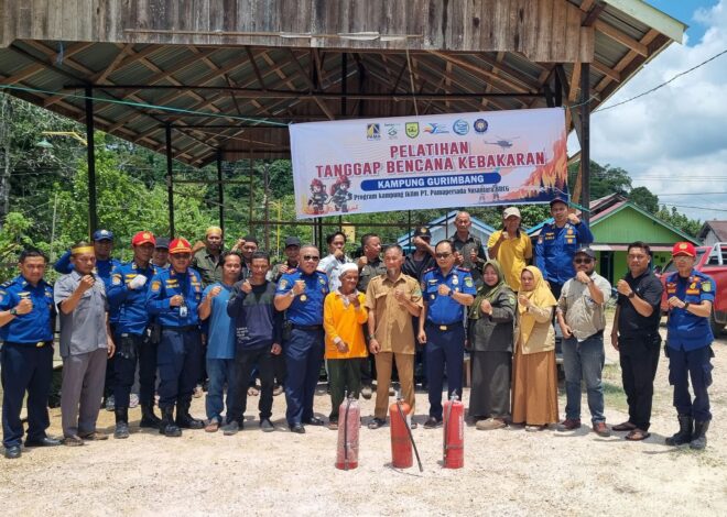 Sinergi Pama, Disdamkarmat, dan Warga Gurimbang Perkuat Pertahanan Hadapi Ancaman Kebakaran