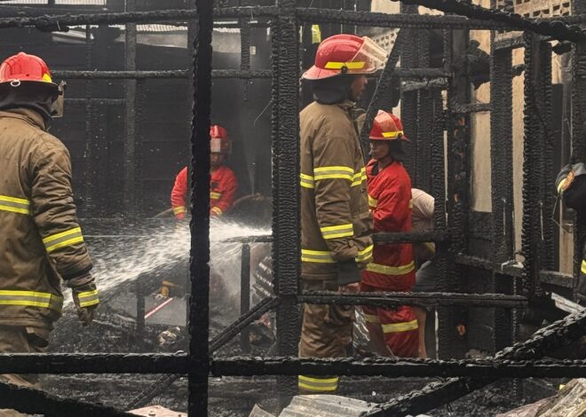 Api Mengamuk di Bangsalan, 5 Pintu Terbakar