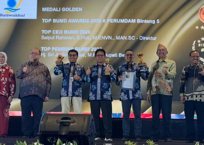 Perumda Batiwakkal Berau Raih TOP BUMD Bintang 5 dan TOP CEO 2026