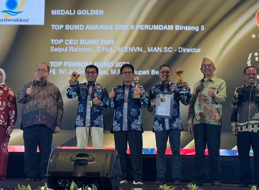 Perumda Batiwakkal Berau Raih TOP BUMD Bintang 5 dan TOP CEO 2026