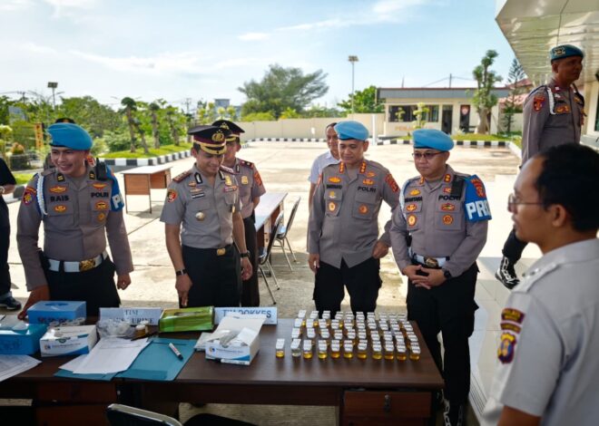 Kabid Propam Polda Kaltim Sambangi Polres Berau, Tekankan Disiplin dan Profesionalisme Personel