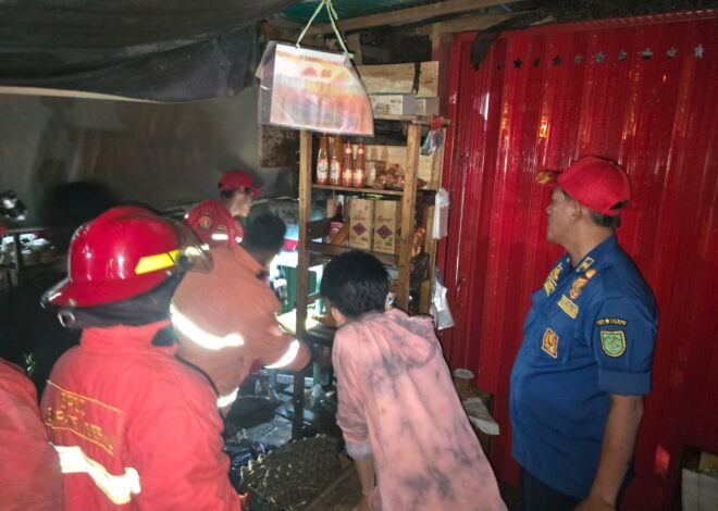 Pinjam Motor Tidak Dikembalikan, HA Nekat Bakar Kios Teman