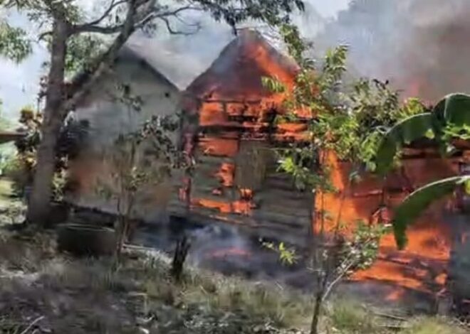 Satu Rumah Ludes Terbakar di Kampung Sukan, Sambaliung