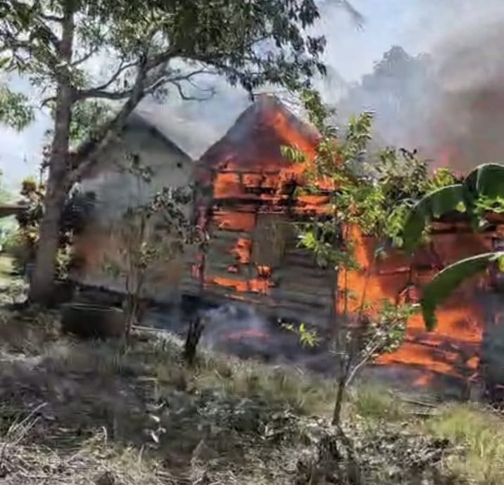 Satu Rumah Ludes Terbakar di Kampung Sukan, Sambaliung