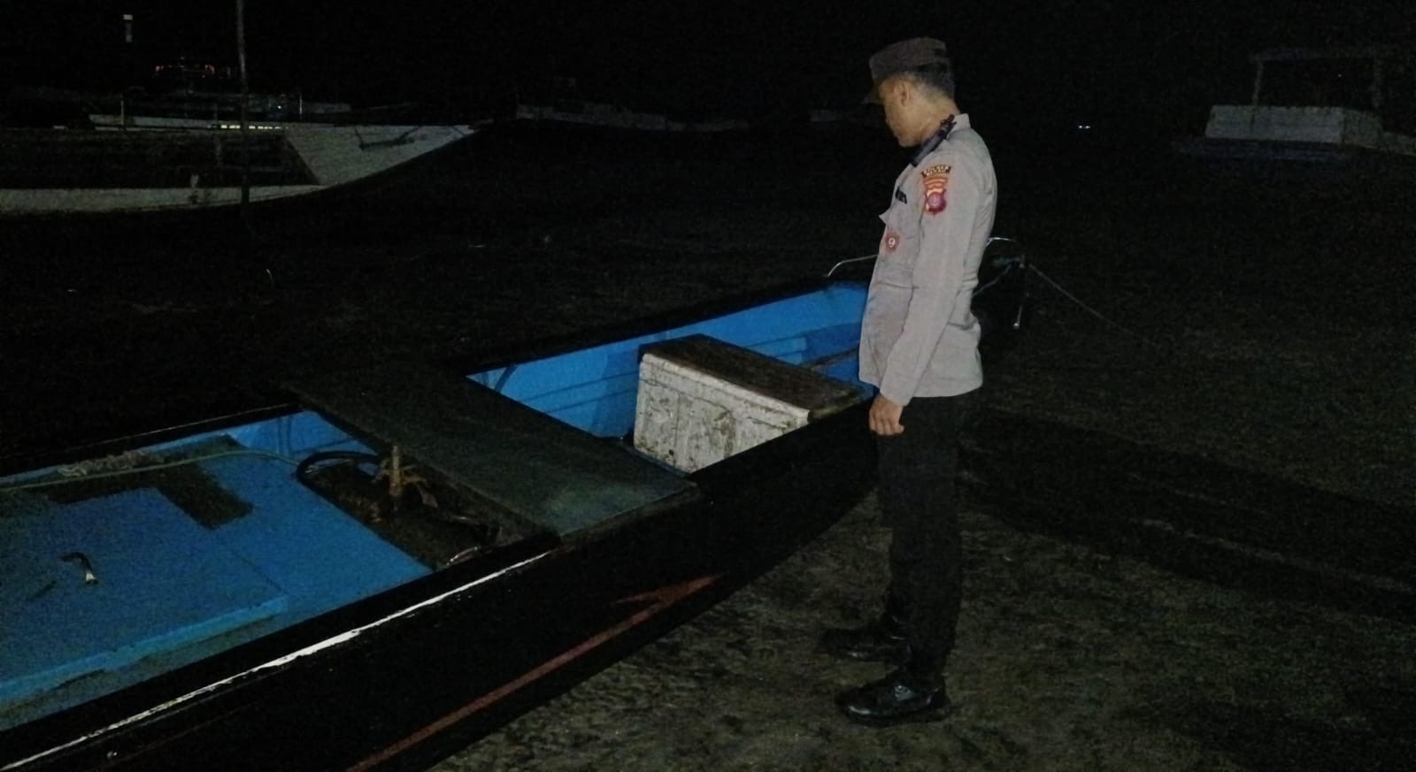 Diduga Karena Bom Ikan, Satu Bagan di Perairan Tanjung Batu Hancur, Polisi Lakukan Penyelidikan