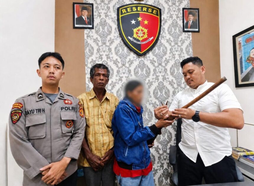 Sadar Hukum, Mantan Penjaga Goa Walet di Suaran Sukarela Serahkan Senjata Rakitan
