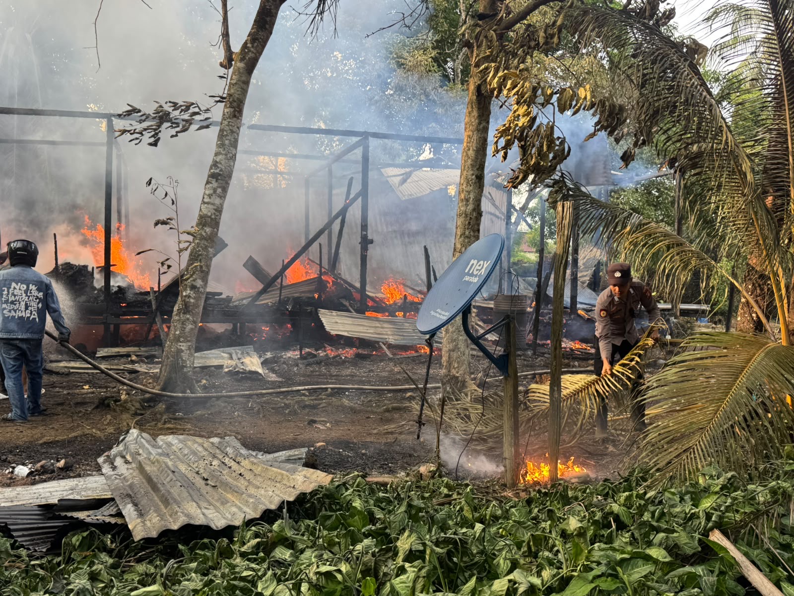 Kebakaran di Manunggal Jaya Sebabkan Seorang Balita Meninggal Dunia
