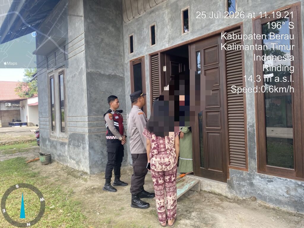 Ibu dan Anak Bertengkar di Teluk Bayur, Warga Minta Bantuan Call Center 110 Polres Berau
