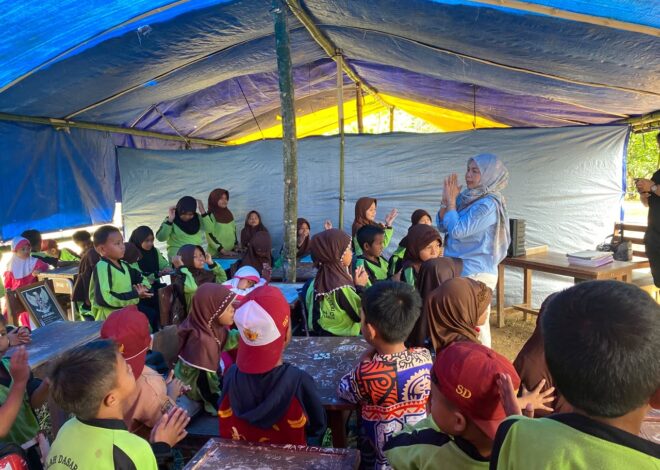 Pembangunan Gedung SD 001 Filial Terkendala Lahan, Disdik dan Warga Lakukan Pembangunan Secara Swadaya