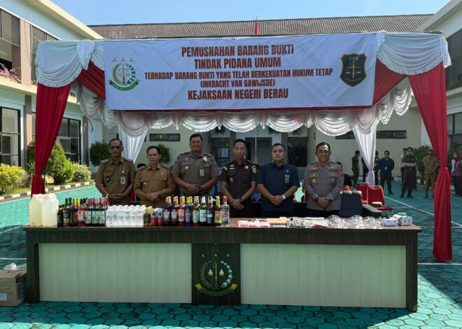 Narkoba Mendominasi, Kejari Musnahkan 130 Barang Bukti