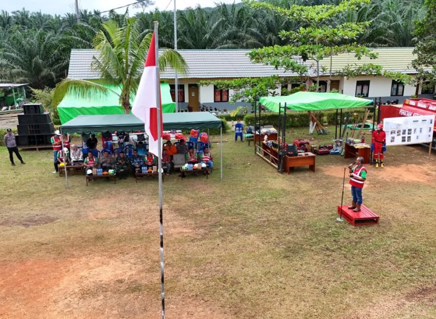 Siaga Karhutlabun di Berau, AAPA, YWA, dan GAS Gelar Apel dan Simulasi Bersama