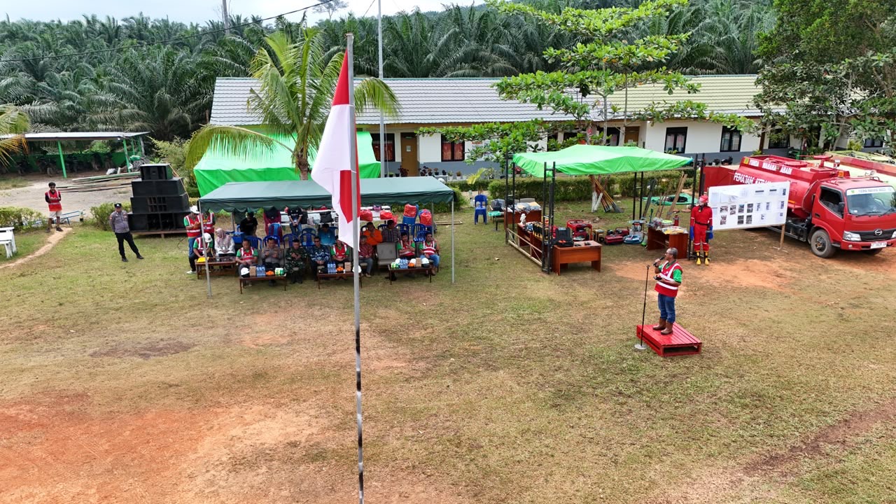 Siaga Karhutlabun di Berau, AAPA, YWA, dan GAS Gelar Apel dan Simulasi Bersama